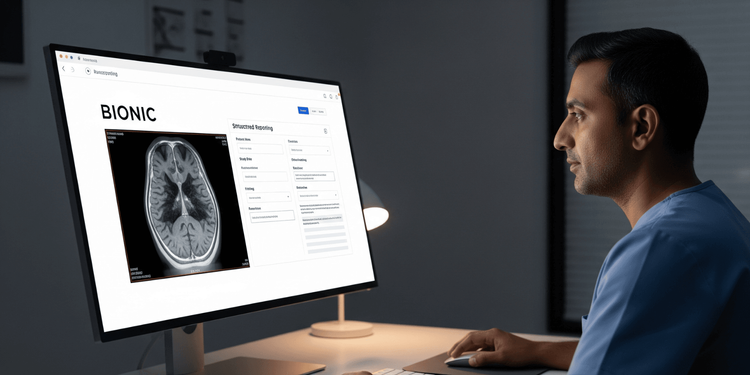 How Bionic AI Transforms Radiology Reporting Workflow  